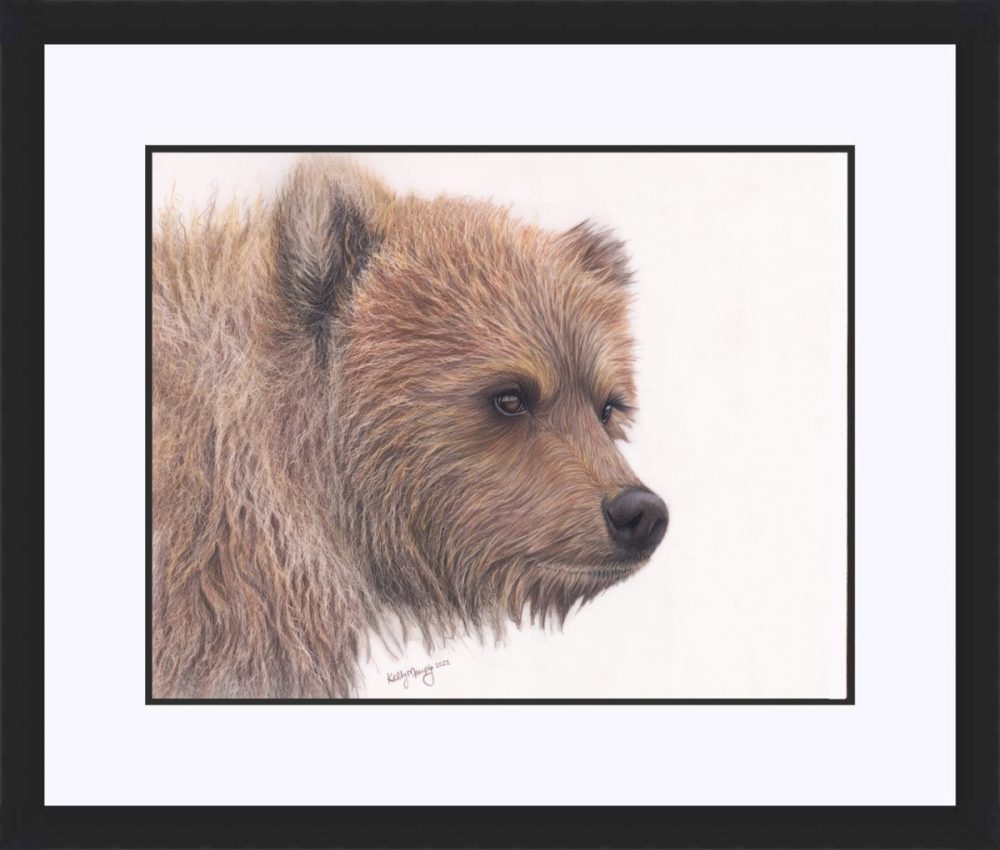Sold – Grizzly Cub on Drafting Film