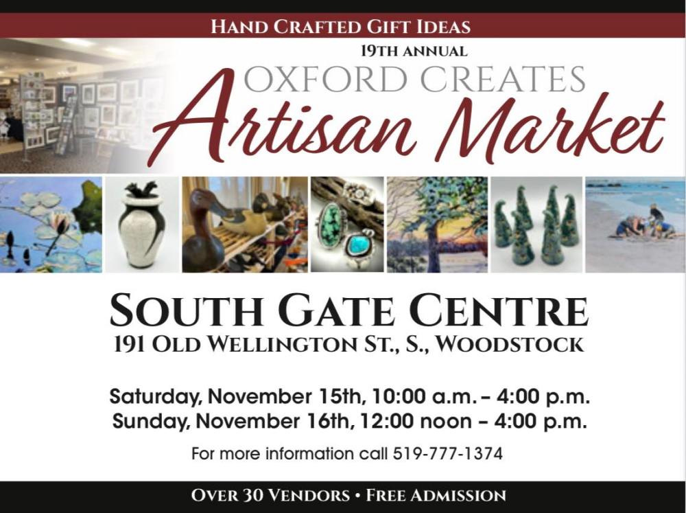 19th Annual Oxford Creates Artisan Market